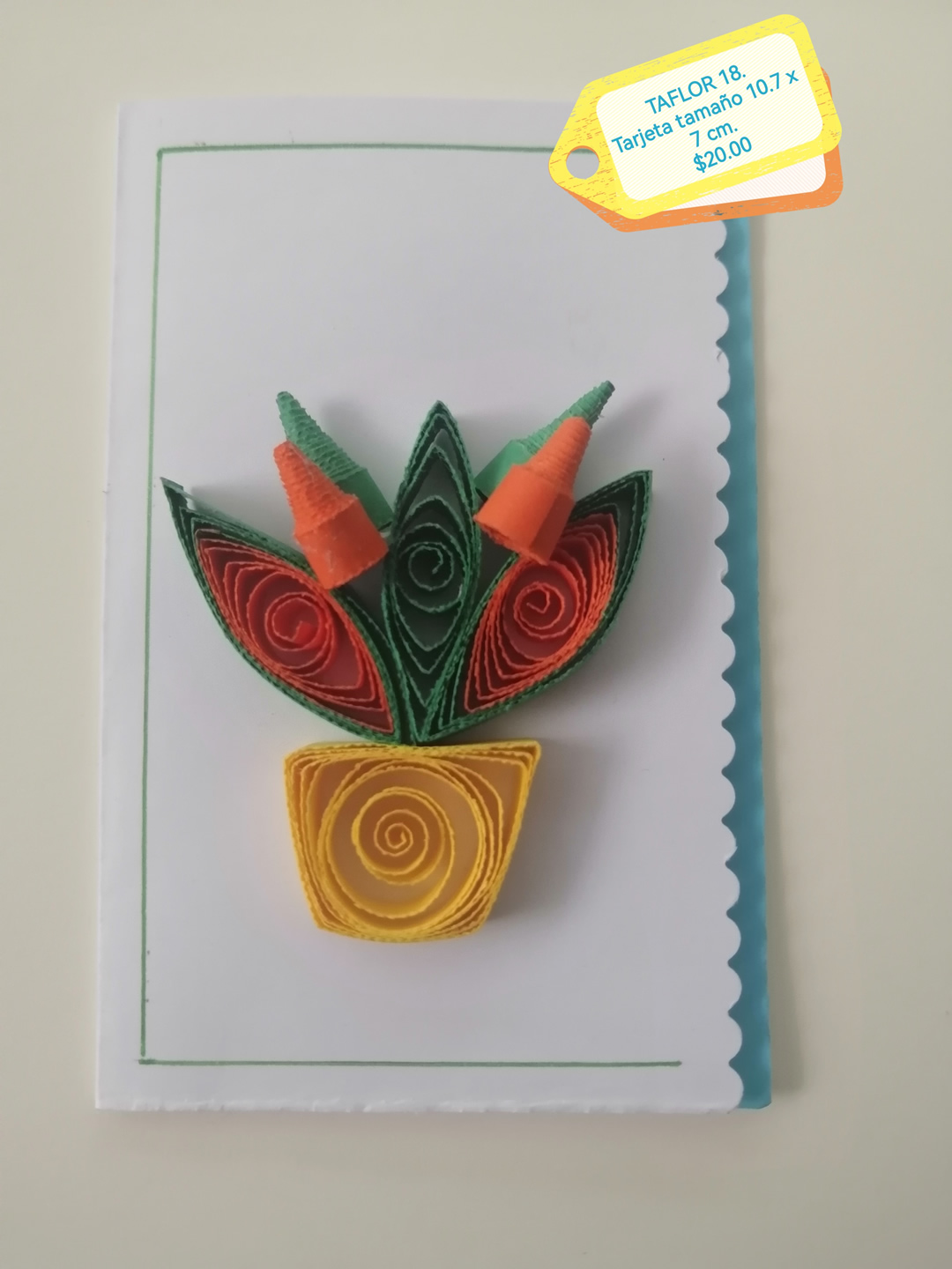 Tarjeta de flores